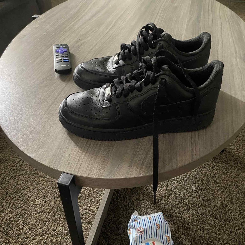Black Air Forces- Tried on never worn